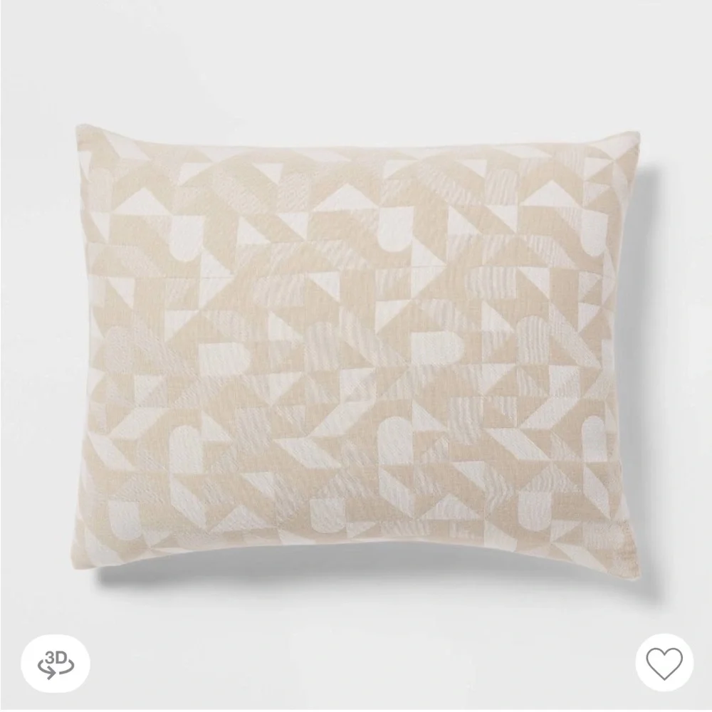 Threshold F/Q Beige Geo Matelasse Khaki/ Ivory Comforter Set